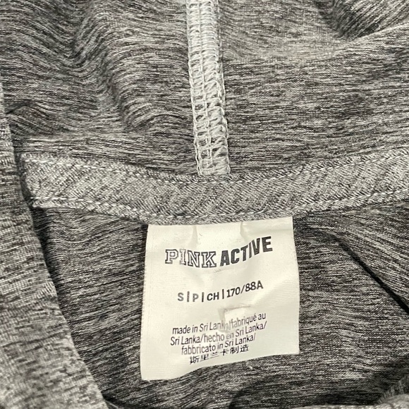 VS PINK Charcoal Performance Hoodie - Picture 8 of 9